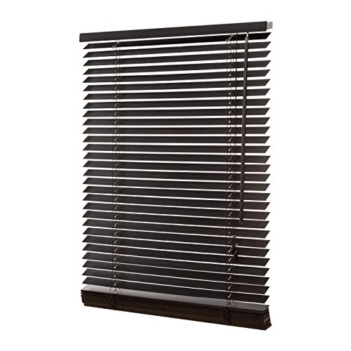 Ventanara® Holzjalousie 35mm Schwarzbraun – Echtholz Jalousie 40 x 130 cm - Hochwertige Holzjalousie in Schwarzbraun mit 35mm Lamellen, ideal für jeden Raum. Einfache Montage und stufenloser Sichtschutz sorgen für angenehmes Wohnambiente.