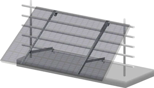 Zelsius Universal Aluminium Solarmodul Balkonhalterung Set - Befestigungsmittel für Solarmodule, verstellbarer Winkel und witterungsbeständig – ideal für nahezu alle Balkone mit Geländer.
