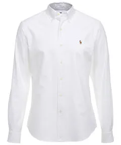 Polo Ralph Lauren Slim Fit Oxford Hemd für Herren - Herren-Freizeithemden, lässiges Slim Fit Oxford Hemd aus hochwertiger Baumwolle mit charakteristischem Pferd-Logo für perfekten Tragekomfort und stilvollen Look.