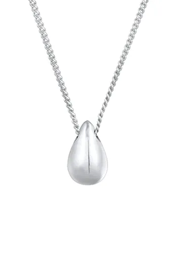 Elli Kette mit Tropfen Anhänger aus 925 Silber - Ketten mit Anhänger, zeitloses Design mit einem dezenten Tropfen Anhänger aus 925 Silber, ideal für jeden Tag und perfekt für jedes Outfit.