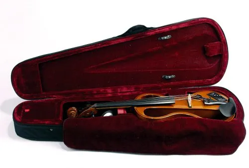 Alfred Stingl by Höfner AS-160E-V E-Violinset 4/4 - Streichinstrumente: Elektrische Geige 4/4 mit hochwertiger Fichtendecke und Ahornkörper, inklusive Kopfhörer und HiTech-Bogen für optimale Klangerlebnisse.