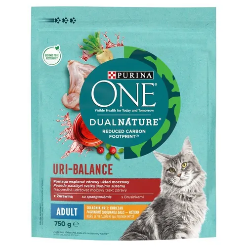 Purina One Dual Nature Uri-Balance Adult Futter Für Katzen Huhn 750g Harnsystem