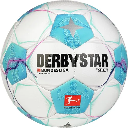 Derbystar Fußball BUNDESLIGA Player Special Gr.5 2024/2025 - Hochwertiger Spielball für die Bundesliga, mit optimalem Grip und Spielverhalten, ideal für ambitionierte Spieler.