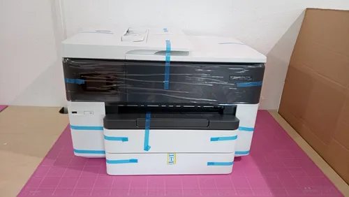 HP OfficeJet Pro 7740 - Multifunktionsdrucker für A3 - All-In-One-Drucker mit kabelloser Konnektivität, ideal für Büros. Druckt in Farbe und Schwarz-Weiß mit einer maximalen Auflösung von 4800 x 1200 DPI.