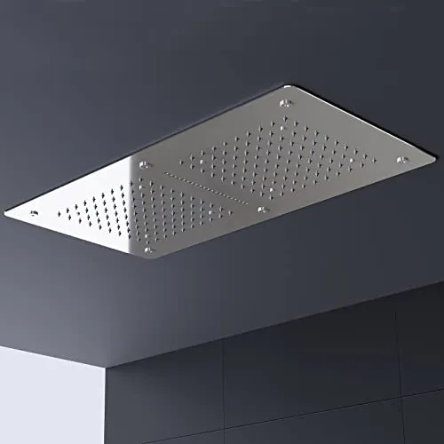 XXL Regendusche Edelstahl SUPERFLACH DPG5019 - Deckeneinbau - Duschbrausen & -köpfe mit korrosionsbeständigem, leicht zu reinigendem Edelstahl. Erleben Sie den luxuriösen Regenschleier für Ihr Badezimmer.