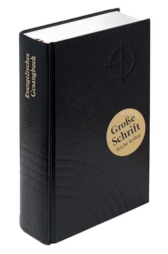 Evangelisches Gesangbuch Niedersachsen, Bremen - Großdruck in Kunstleder schwarz - Gesangsnoten mit großem Druck für optimale Lesbarkeit, ideal für Gottesdienste und Chöre.