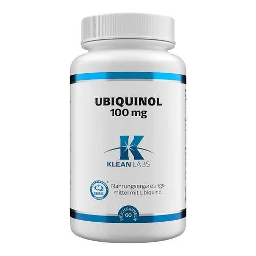 Ubiquinol 100 mg - 60 Kapseln für mehr Energie - Arzneimittel zur Unterstützung der Zellenergie, rezeptfrei erhältlich und ideal für aktive Menschen.