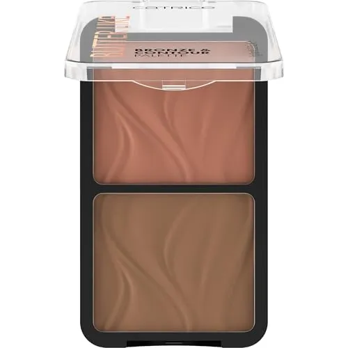 Catrice Butter Like Bronze & Contour Palette, Konturpuder, Nr. 020, Braun, langanhaltend, definierend, vegan, ohne Parabene, ohne Mikroplastikpartikel, Nanopartikel frei, 1er Pack (9g)
