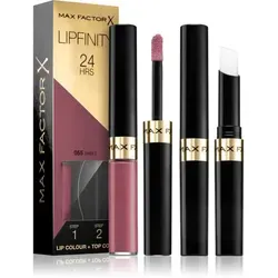 Max Factor Lipfinity Lip Colour 055 Sweet - Langanhaltender Lippenstift mit Balsam - Max Factor Lipfinity Lip Colour 4,2 g, für Damen. Hochpigmentierter Lippenstift mit pflegendem Balsam für langanhaltende, strahlende Lippen. Perfekt für jeden Anlass und sorgt für ein makelloses Finish.