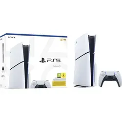 Sony PlayStation 5 Slim Disc Edition 1TB - Weiß - Konsolen, beeindruckende 8K Ultra HD Grafik und blitzschnelle SSD mit 1TB für ein unvergleichliches Gaming-Erlebnis.