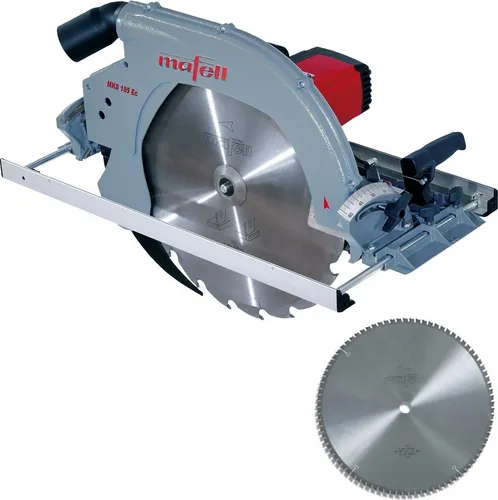 Mafell Handkreissäge MKS 185 Ec 924801 + HM-Blatt 450x3,4/3,0x30mm Z86 Sandwich