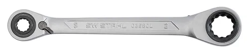 SW-Stahl Ringratschenschlüssel 4 in 1 10-19mm - Schlüssel für vielseitige Anwendungen, mit praktischer Ratschenfunktion und 72 Zähnen für schnelles Arbeiten. Ideal für professionelle Mechaniker und Heimwerker.