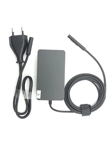 T-ProTek 65W EU Stecker Netzteil Ladegerät kompatibel für Microsoft Surface Pro 5, 2017