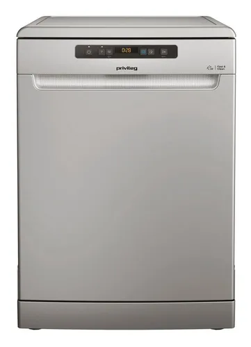 Privileg Standgeschirrspüler P0F ECO D551 S - 14 Maßgedecke - Geschirrspüler mit AutoClose-Tür und 9 Programmen, ideal für eine leise und effiziente Reinigung bei nur 41 dB(A). Perfekt für Familien mit hohem Geschirrbedarf.