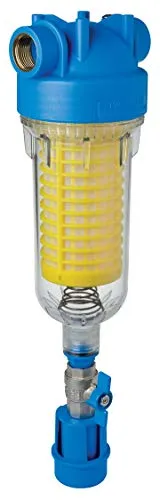 HYDRA 1" RLH 90 mcr Rückspülfilter - Pumpenzubehör mit effektivem Selbstreinigungsfilter für die Filtration von Partikeln über 90 Mikron, ideal für Brunnen und Hausinstallationen.