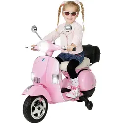 Actionbikes Motors Kinder Elektroroller Vespa | Lizenziert - Elektrofahrzeuge mit lizenziertem Vespa-Design, LED-Beleuchtung und sicherer Bremsautomatik – ideal für kleine Vespa-Fans ab 3 Jahren.