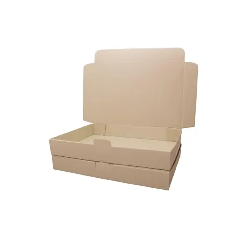 Maxibriefkartons Maxibrief Versandkarton für DHL DPD GLS Deutsche Post Hermes Warensendung Büchersendung mit Steckverschluss (Braun, 200x MB3-240 x 160 x 50 mm)