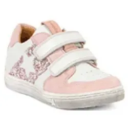 Froddo Dolvy White/Pink Größe EU 31 - Stylische Froddo Dolvy Low Sneaker in Weiß/Pink für Kinder. Aus hochwertigem Naturleder, mit praktischem Klettverschluss für einfaches An- und Ausziehen. Ideal für den Alltag und vielseitig kombinierbar.
