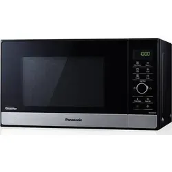 PANASONIC NN-GD 38 HSGTG - Mikrowelle mit 1000 Watt, Grill- und Dampffunktion für vielseitiges Kochen und gesunde Zubereitung