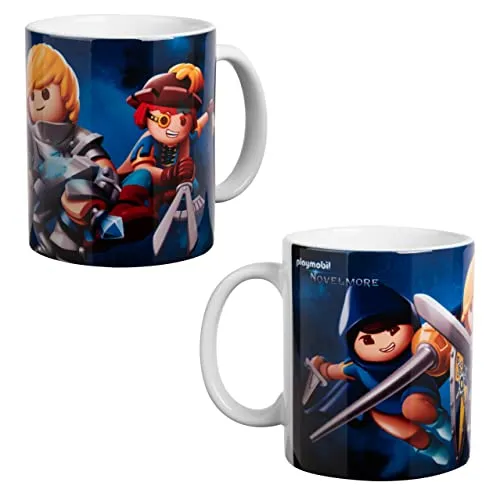 Playmobil Novelmore Tasse - Ritter Kaffeetasse Becher Kaffeebecher aus Keramik 320 ml