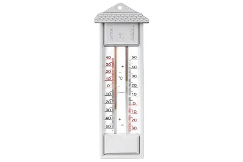 ES Logistik Thermometer 23 cm weiß - Präzises Haushaltsthermometer mit klarer Skala, ideal für die tägliche Temperaturkontrolle in Ihrem Zuhause.