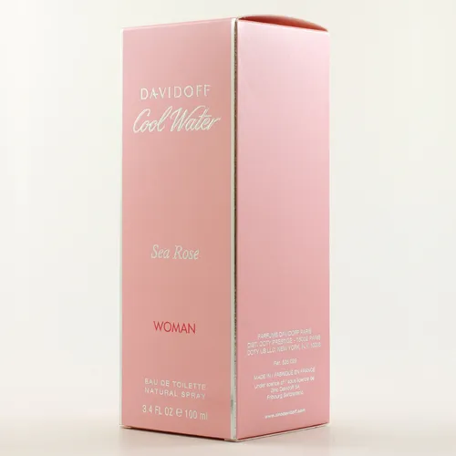 Davidoff Cool Water Woman Sea Rose Eau de Toilette 100 ml - Damenduft mit blumigem Zauber, der Ihre Weiblichkeit und natürlichen Charme unterstreicht – ideal für die romantische Frau, perfekt für den täglichen Gebrauch.