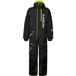 Scott DS Shell Dryo 2023 1-Teiler Snowmobil Kombi, schwarz-gelb, Größe 2XL für Männer