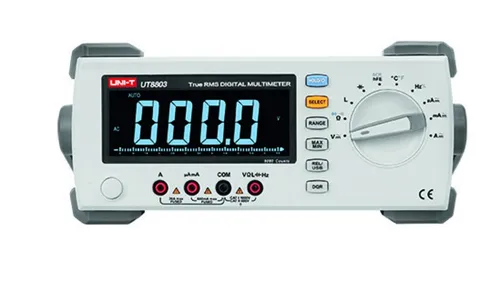 Uni-Trend TrueRMS-Tischmultimeter UT8803E - Multimeter mit TrueRMS-Technologie für präzise Messungen, ideal für professionelle Anwendungen und Hobbyelektroniker.