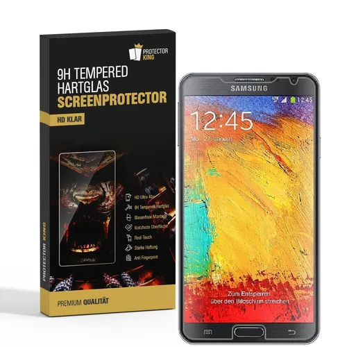 2x 9H Panzerfolie für Samsung Galaxy Note 3 Display Schutzglas Hartglas HD KLAR