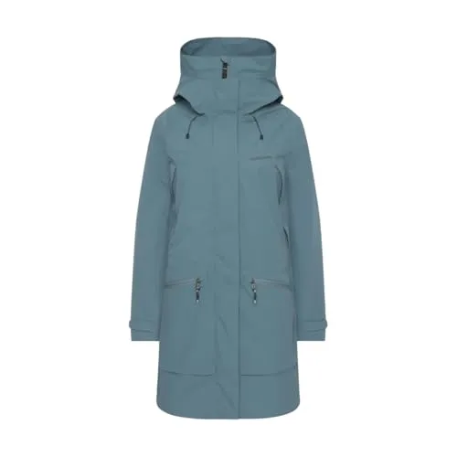 Didriksons Ilma WNS Parka 8 in Factory Blue für Damen - Eleganter Parka mit 10.000 mm Wassersäule und atmungsaktivem Material. Ideal für Freizeit und Alltag – schützt vor Wind und Wetter.