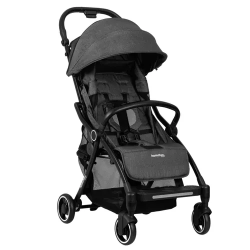 Hamilton by Yoop XL Kinderwagen – Premium Buggy mit MagicFold™ - Buggys mit extra großem Gepäckraum von 50 Litern, verstellbarem Griff für alle Körpergrößen und innovativem MagicFold System für einfache Einhand-Faltung.