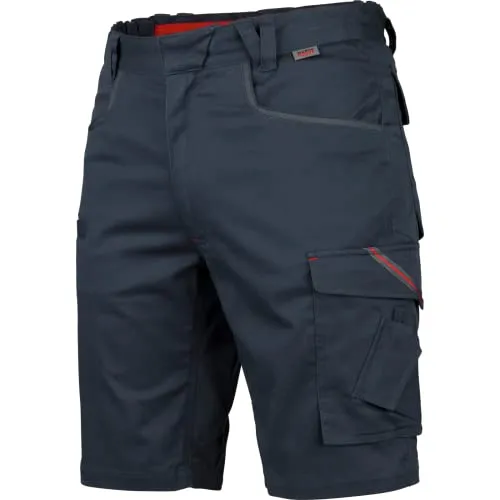 WÜRTH MODYF Arbeitsshorts Stretch X - professionelle Arbeitshose für Herren - Arbeitsshorts mit Reißverschluss - in der Größe 54 in Blau