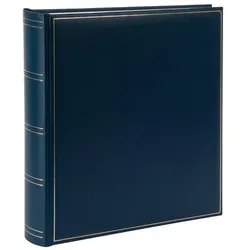 goldbuch 31 384 Fotoalbum Classic - Hochwertiges Fotoalbum mit 100 weißen Seiten und Pergamin Trennblättern, ideal zum Einkleben von bis zu 400 Fotos, Kunstleder Einband mit Goldprägung, perfekt für Erinnerungen.
