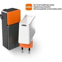 OBI ENERGY TRACKER Smart Stromzähler mit heyOBI App - Der OBI ENERGY TRACKER ermöglicht dir eine einfache Überwachung deines Stromverbrauchs über die heyOBI App. Er misst präzise deinen Verbrauch und bietet personalisierte Tipps zum Stromsparen – für eine transparente Kostenkontrolle.