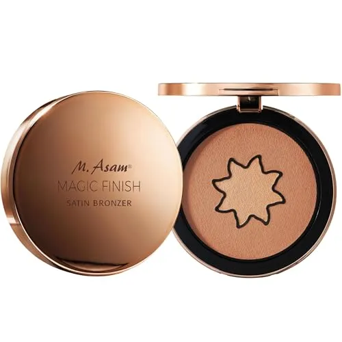 M. Asam MAGIC FINISH Satin Bronzer Light (6,5g) – Veganes Bronzer Puder Duo für strahlende Looks - Entdecken Sie das Bronzer Duo mit zwei harmonierenden Nuancen für individuelle Looks. Die ultra-feine Textur sorgt für ein langanhaltendes, ebenmäßiges Finish und zaubert ein frisches, gepflegtes Aussehen.