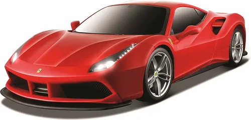 Maisto Tech 582133 - Ferngesteuertes Ferrari 488 GTB (rot, 56cm) - RC-Modelle: Hochgeschwindigkeits Rennauto mit 11,5 km/h, ideal für Motorsport-Fans und spannende Rennen.