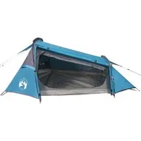 vidaXL Tunnelzelt für 2 Personen – Wasserdichtes Campingzelt mit Netzwänden - Zelt für 2 Personen mit abnehmbarem Überzelt, bietet optimalen Wetterschutz und Insektenschutz für komfortable Abenteuer im Freien.