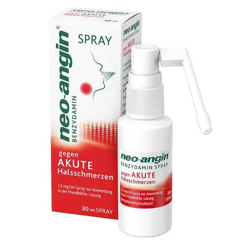 Neo-angin Benzydamin akute Halsschmerzen Spray