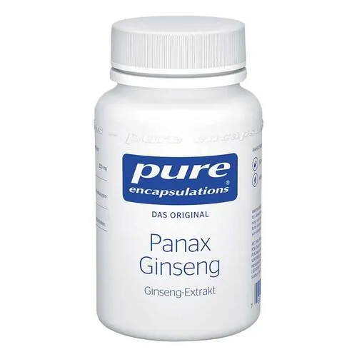 Pure Encapsulations Panax Ginseng Kapseln 92 g - Ginseng Kapseln für mehr Vitalität, standardisiert auf hohen Ginsenoside-Gehalt, laktose- und glutenfrei, ideal für ganzheitliche Gesundheit.