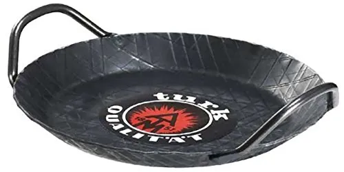 TURK Schmiedeeiserne Servierpfanne 36cm - Pfanne mit 36cm Durchmesser, geeignet für alle Herdarten, ideal für gleichmäßiges Braten und perfekte Hitzeverteilung.