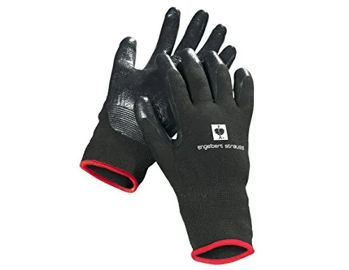 Engelbert Strauss Nitril-Handschuhe Flexible, Farbe:schwarz, Größe:M