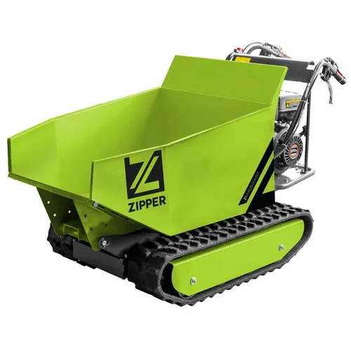 Zipper Maschinen Miniraupendumper ZI MD 500 HST - Minidumper mit 6,0 kW Motorleistung und max. Zuladung von 500 kg, ideal für Bau- und Gartenarbeiten.