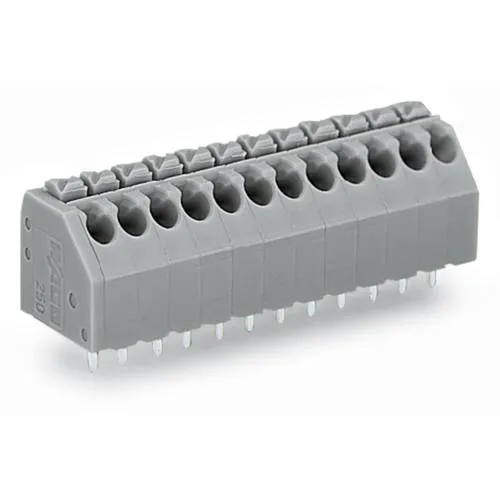 WAGO Leiterplattenklemme 250-112 25 - 12-polige Leiterplattenklemme mit Push-in CAGE CLAMP® für einfache und sichere Verdrahtung, ideal für Elektroinstallationen.