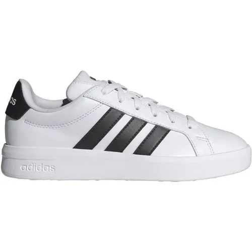 adidas Grand Court 3.0 Sneaker – Weiß, Größe 38 EU - Stylische Sneakers aus Textil und Synthetik, ideal für den Alltag. Mit herausnehmbarer Innensohle und Gummisohle für optimalen Komfort und Halt.