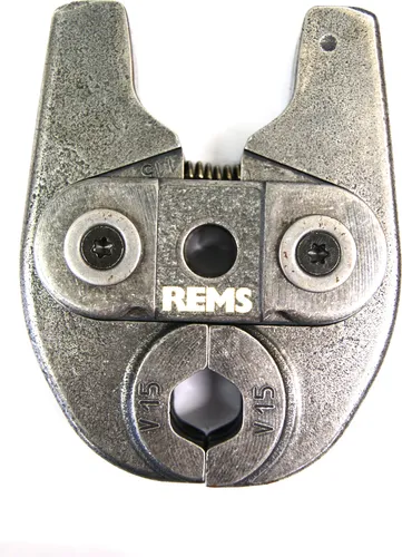 REMS Pressbacke Presszange Mini V15 (578328) für Mini-Press - Zubehör für Elektrowerkzeug, ideal für präzises und effizientes Pressen von Rohrverbindungen.