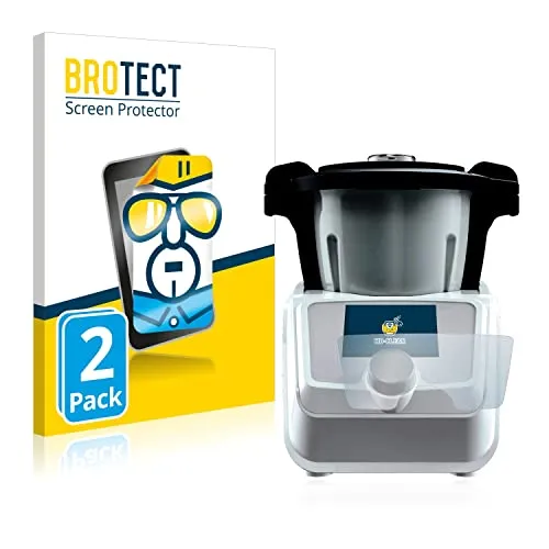 BROTECT (2 Stück Schutzfolie für SilverCrest Mini Monsieur Cuisine Connect Displayschutz Folie Ultra-Klar