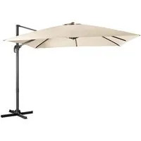 COSTWAY Ampelschirm Ø300cm – Neigbarer Terrassenschirm mit Kurbel - Der COSTWAY Ampelschirm bietet mit 300 cm Durchmesser großzügigen Schatten. Er ist aus hochwertigem, wasserfestem Polyester gefertigt und lässt sich dank der praktischen Kurbel einfach öffnen und neigen. Ideal für Garten und Terrasse!