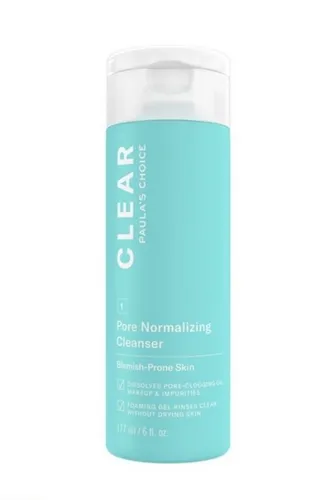 Paula's Choice Clear Pore Normalizing Cleanser 177ml - Reinigungsgele für alle Hauttypen, wirkt gezielt gegen Unreinheiten und sorgt für ein klares Hautbild dank Salicylsäure.