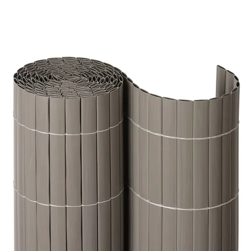 NOOR PVC Sichtschutzmatte - Wetterfester Sichtschutzzaun für Balkon und Garten - Dekorative Zäune - Stabile, UV-beständige Balkonverkleidung für mehr Privatsphäre, einfach zuzuschneiden und leicht zu montieren.