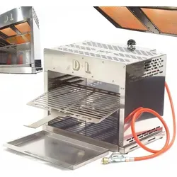 D+L XXL Hochtemperatur Gasgrill 800° - Hochtemperatur Gasgrill mit 8 kW Leistung für perfekte Steaks. Der Edelstahlgrill erreicht bis zu 800°C und sorgt für außen knusprige, innen saftige Ergebnisse. Ideal für Balkon und Terrasse.